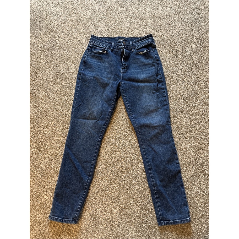 Womens Ann‎ Taylor Medium Wash Skinny Jeans Size 6